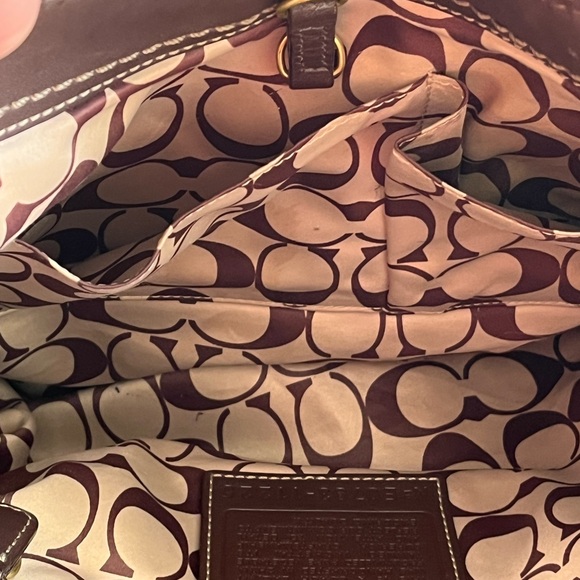 Vintage Coach Limited Edition Brown Ergo Belted Hobo Bag with Braided Leather - Picture 8 of 14